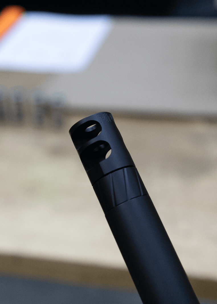 H3 Self - timing Muzzle Brake - Titanium - Meraki Machine
