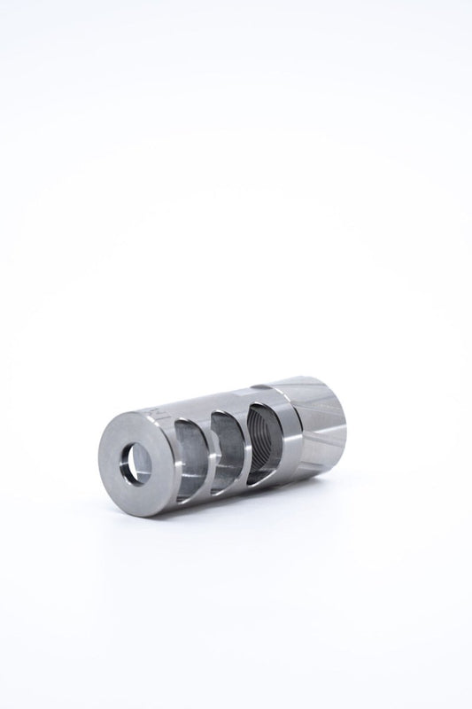 M1 Self-timing Muzzle Brake - Stainless Steel - Meraki Machine