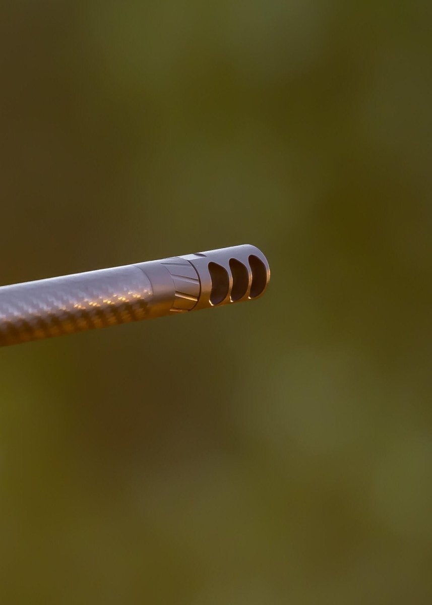 M1 Self - timing Muzzle Brake - Stainless Steel - Meraki Machine
