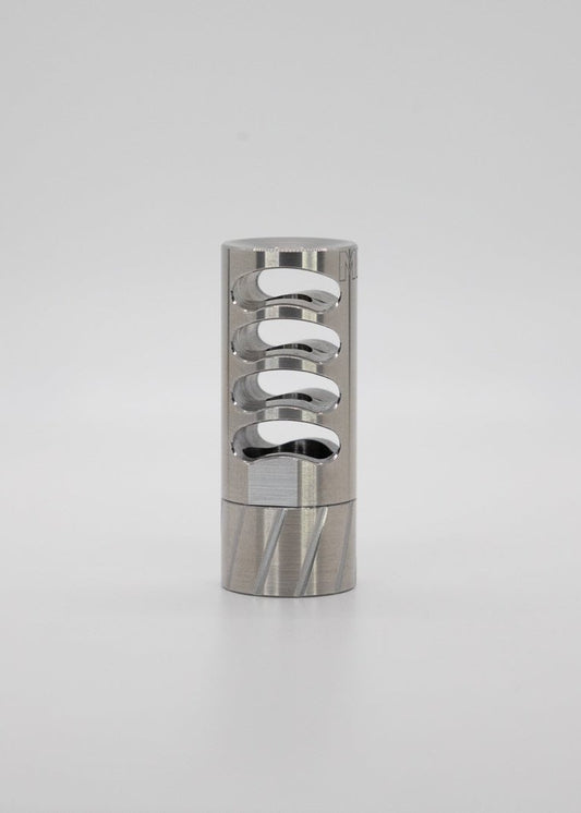 SF Self - timing Muzzle Brake - Stainless Steel - Meraki Machine
