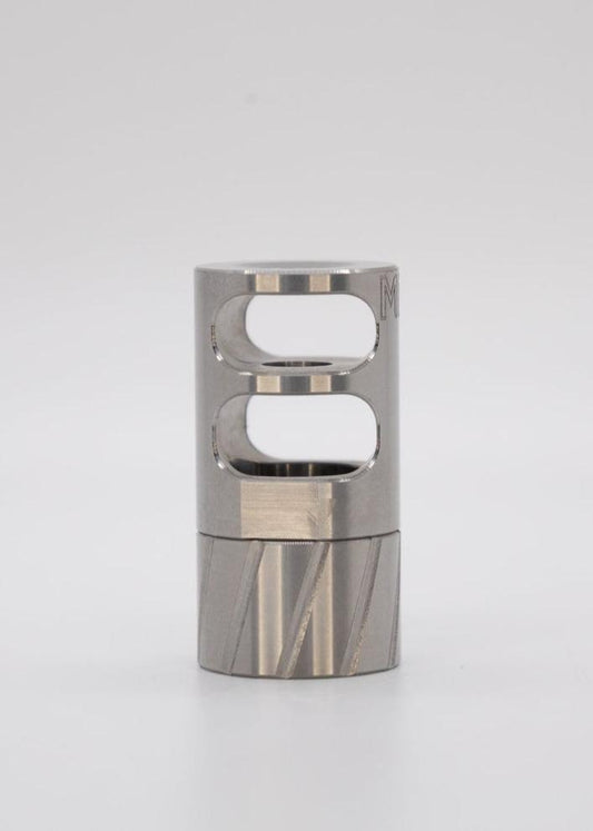 H3 Self - timing Muzzle Brake - Titanium - Meraki Machine