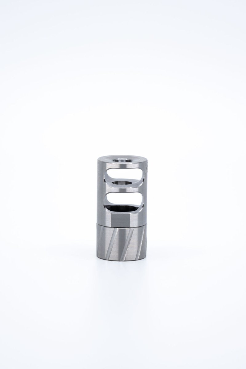 H3 Self-timing Muzzle Brake - Titanium - Meraki Machine