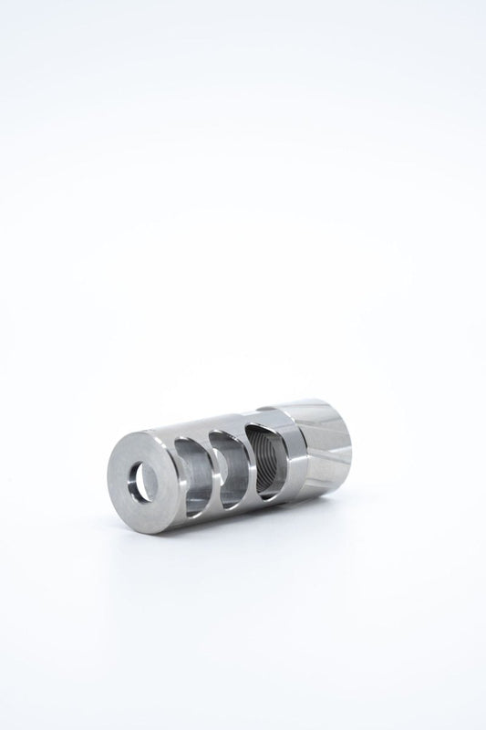 M1 Self-timing Muzzle Brake - Stainless Steel - Meraki Machine