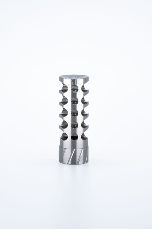 PRSF Self-timing Muzzle Brake - Stainless Steel - Meraki Machine