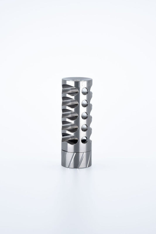 PRSF Self-timing Muzzle Brake - Stainless Steel - Meraki Machine