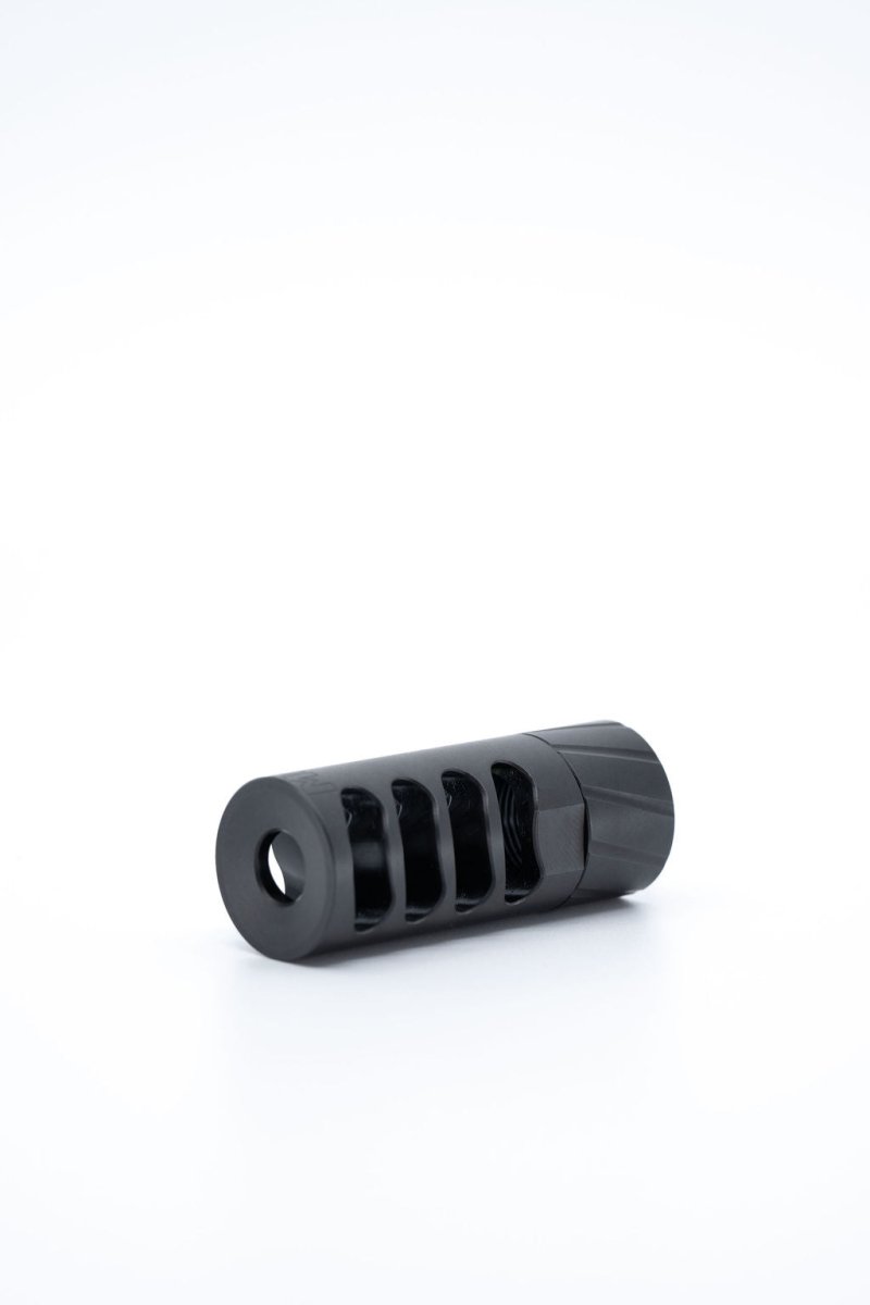 SF Self-timing Muzzle Brake - Stainless Steel - Meraki Machine
