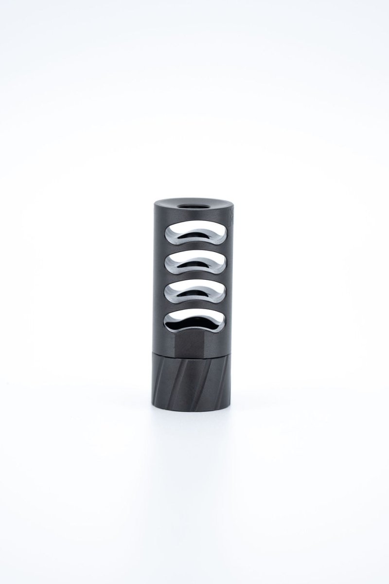 SF Self-timing Muzzle Brake - Stainless Steel - Meraki Machine