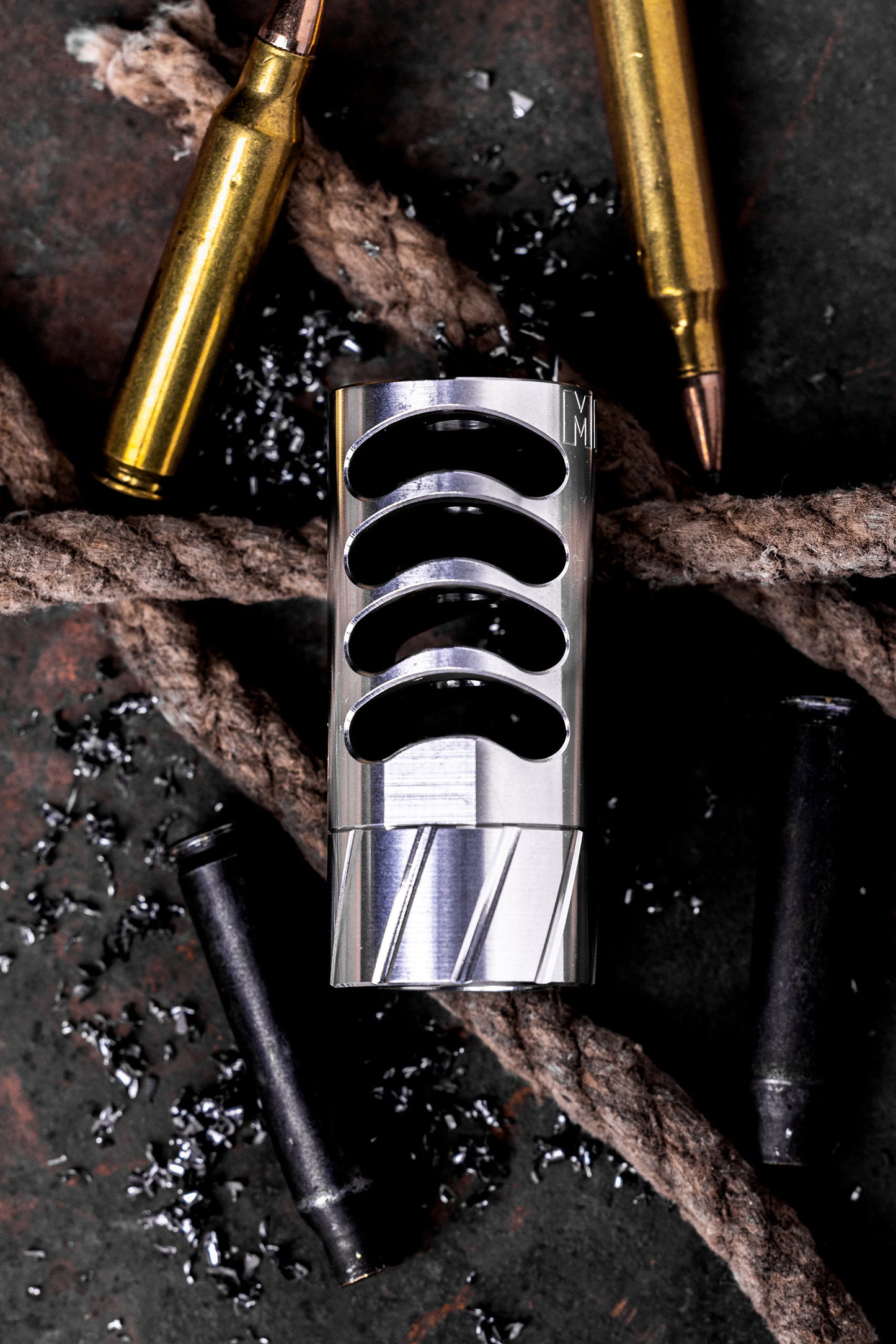 SF Self-timing Muzzle Brake - Stainless Steel