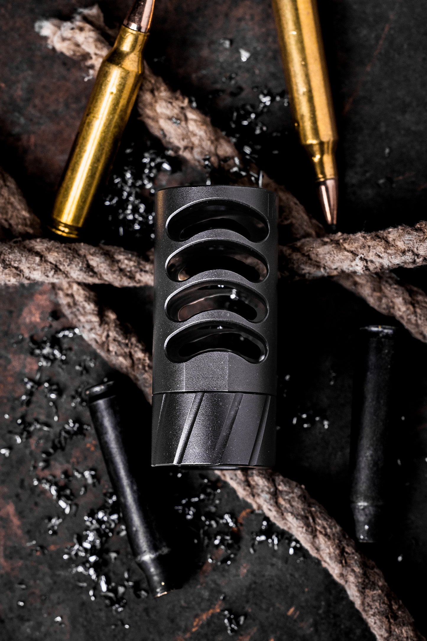 SF Self-timing Muzzle Brake - Stainless Steel